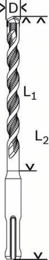 Bosch SDS PLUS-1 14X160 Matkap Ucu thumbnail 3