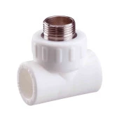 Pvc Boru PPRC Dış Dişli Te 20x1/2'' 10 Adet thumbnail 1