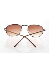 TOPTANBULURUM Kahverengi Tel Çerçeve Güneş Gözlüğü thumbnail 3