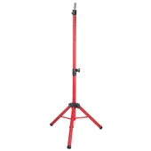 Kuaför Eğitim Mankeni İçin Metal Tripod - Kırmızı + Taşıma Çantası - 3