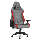 Calitte Profesyonel Kumaş Oyuncu Koltuğu - Supra Sp - Gri Kırmızı - 1