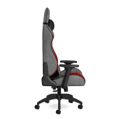 Calitte Profesyonel Kumaş Oyuncu Koltuğu - Supra Sp - Gri Kırmızı - 3