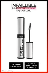 Loreal Paris Infaillible 24 Saat Kalıcı Şeffaf Kaş Sabitleyici - Siyah - 1