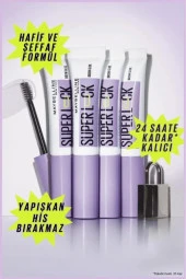 Maybelline New York Super Lock Brow Glue Kaş Sabitleyici Maskara - Şeffaf - 3