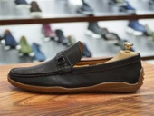 KAHVE CİLT HAKİKİ DERİ ERKEK LOAFER AYAKKABI - 1