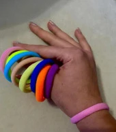 Renkli Lastik Toka 20 Adet - 3