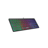Everest Kb-73m Mınıco Usb Rainbow Aydınlatmalı Q Mini Klavye - 4