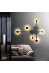 SimaAvize Siyah Modern Aplik thumbnail 5