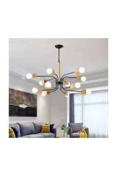 SimaAvize Sima Modern Ahşap Avize2 - 2