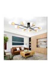 SimaAvize Sima Modern Ahşap Örümcek Avize - 2