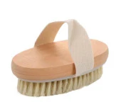 At Kılı Selülit Fırçası Doğal Kuru Cilt Kıl Fırça Masaj Fırçası At Kılı Duş Kesesi - 3