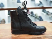 SİYAH CİLT HAKİKİ DERİ UNISEX ÇOCUK FİLET BOT - 3