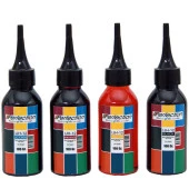 Hp , Epson, Canon, Brother Tanklı Yazıcı Üniversal Mürekkep Dolum Seti 4X100 gr. - 1
