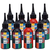 Hp , Epson, Canon, Brother Tanklı Yazıcı Üniversal Mürekkep Dolum Seti 8x100 gr. - 1