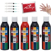 Hp , Canon 2 Kartuşlu Yazıcı Üniversal Mürekkep Dolum Seti 5x100 ml. - 1