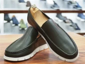 HAKİ CİLT HAKİKİ DERİ ERKEK LOAFER AYAKKABI - 5