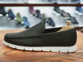 HAKİ CİLT HAKİKİ DERİ ERKEK LOAFER AYAKKABI - 1