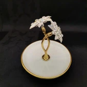 BROŞ 15 CM KULPLU PORSELEN SERVİS ALTIN - 2