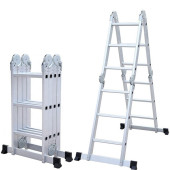 Packtech Alüminyum Akrobat Çok Amaçlı Merdiven PT-AKR-370 3,7 Metre - 4 x 3 Basamak - 1