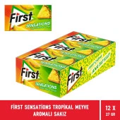 First Sensations Tropikal Meyve Aromalı Sakız 27 gr - 12 Adet thumbnail 2