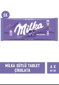 Sütlü Tablet Çikolata 80 gr - 6 Adet - 1