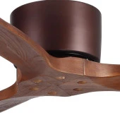Kaşkar-Taflan F52238 Ahşap Kanatlı Uzaktan Kumandalı Tavan Vantilatörü thumbnail 3