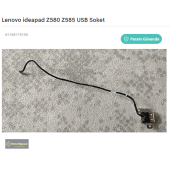 Lenovo ideapad Z580 Z585 USB Soket - 1