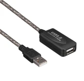 S-LINK 25025 10 MT Şeffaf Usb Uzatma Kablosu - 1