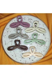 Kadın Sonsuzluk Model 6 Adet Büyük Boy 11 Cm Mandal Toka Seti - 1