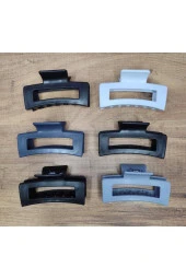 Kadın Renkli Karşık Mandal Toka Seti (RENKLİ KISKAÇLI SAÇ TOKASI 8,5 CM) - 1