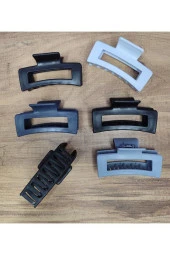 Kadın Renkli Karşık Mandal Toka Seti (RENKLİ KISKAÇLI SAÇ TOKASI 8,5 CM) - 2