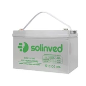 100 AH 12 V Carbon Jel Akü  Solinved - 1
