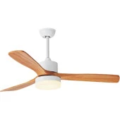 Fancium LED Aydınlatmalı Uzaktan Kumandalı Beyaz Tavan Vantilatörü DKF-301 - 1