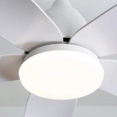 Fancium LED Aydınlatmalı Uzaktan Kumandalı Beyaz Tavan Vantilatörü DKF-502 thumbnail 2