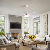 Fancium LED Aydınlatmalı Uzaktan Kumandalı Beyaz Tavan Vantilatörü DKF-502 thumbnail 5