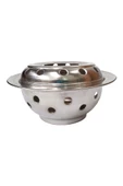 Turna Bakır Osmanlı Çaydanlık Isıtıcı 22 Cm Düz Nikel Turna4203-2 - 2
