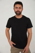 Cazador Erkek Petek Dokulu B.Yaka T-shırt 4154 Siyah thumbnail 2