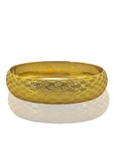 7.00 Gr (1.5 cm) Kesme Baklava Bombeli Model Altın Bilezik 8 Ayar - 1