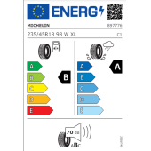 Michelin 235/45 R18 98W XL Primacy 4+ Yaz Lastiği Üretim Tarihi 2024 - 3
