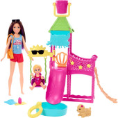 Barbie Skipper'ın Su Parkı Eğlencesi Oyun Seti HKD80 - 1