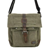 Ççs 31461 Kanvas Postacı Omuz Çantası Yeşil thumbnail 1