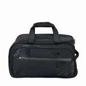 Ççs London Orta Boy 00676 Kumaş Valiz El Çantası Siyah thumbnail 1