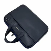 Ççs London 71454  Vegan Evrak Laptop Çantası 15 İnç Lacivert - 5