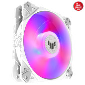 ASUS TUF TF120 GAMING SOGUTUCU KASA RADYATOR FANI BEYAZ ADRESLENEBILIR ARGB 12MM - 7