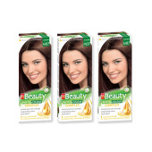 MM Beauty Saç Boyası M 07 Kestane (Aubum) ÜÇLÜ SET - 1