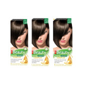 MM Beauty Saç Boyası M 09 Naturel Çikolata Kahve (Natural Chocolate) ÜÇLÜ SET - 1