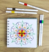 Uniball Emott 0.4mm 5'li Akrilik Uçlu Çizim Kalem Seti - Retro Renk / PEM-SY-5C-No:8 thumbnail 3