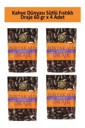 Kahve Dünyası Portakallı Bitter Draje 60 gr x 4 Adet - 1