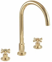 ECA Quadrille Ankastre Lavabo Bataryası Tezgah Üstü Altın Renkli 102805152 thumbnail 1