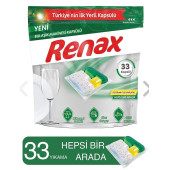 Renax Hepsi Bir Arada Bulaşık Makinesi Tableti 33'lü - 1